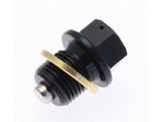 TECNIUM Magnetic Oil Drain Plug - Aluminium Black M14x1,5x13,5