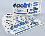 POLINI Blue Line Stickers