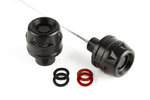 Gilles GTA Fork Protection (Wheel Axle) - Black/Red BMW