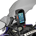 GIVI bracket for mounting on windshield for navigation system for Kawasaki Versys 650 (15-21)