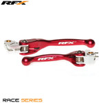 RFX Race Forged Flexible Lever Set (Red) - Honda CRF250/450