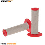RFX Pro Series Dual Compound Grips Grey Centre (Grey/Red) Pair