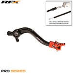 RFX Pro FT Rear Brake Lever (Black/Orange) )