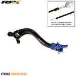 RFX Pro FT Rear Brake Lever (Black/Blue)