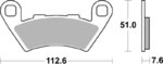 TECNIUM Street Performance Sintered Metal Brake pads - MF444 (KL Brera)