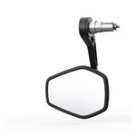 HIGHSIDER ESAGANO-RS EVO handlebar end mirror, black, for 1 and 7/8 inch, E-approved, piece