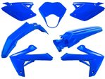 O PARTS Plastic Kit Gloss Blue - Rieju MRT/MRT Pro 50 (09-21)