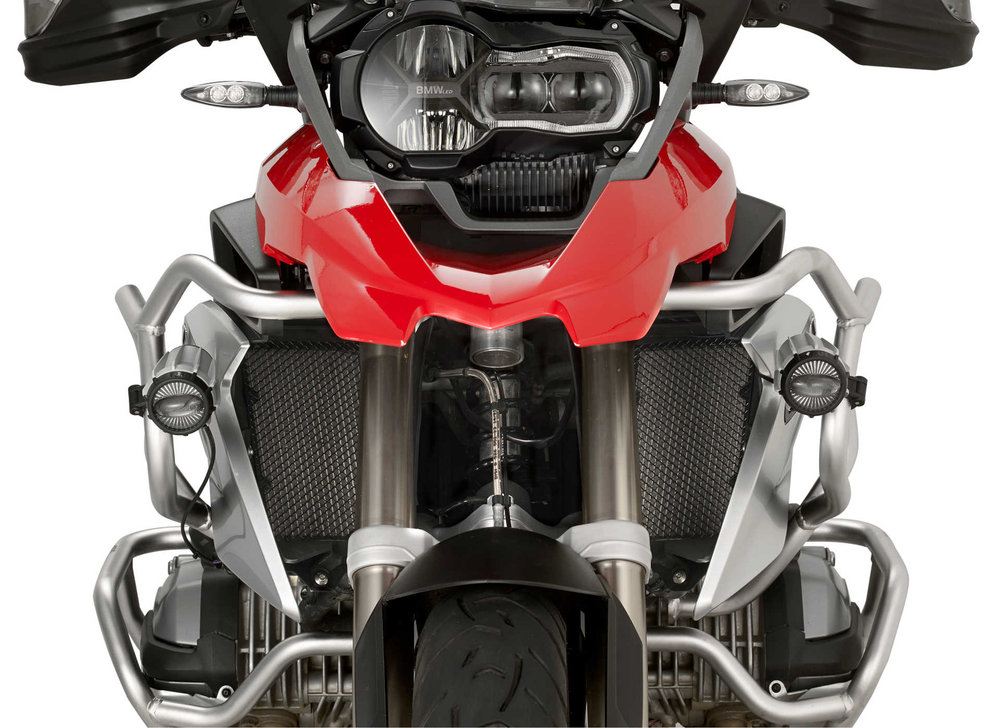 GIVI protection for stainless steel water and oil radiators, black for various BMW models (see below)