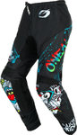 Oneal Element Rancid sort/flerfarvede motocrossbukser til børn