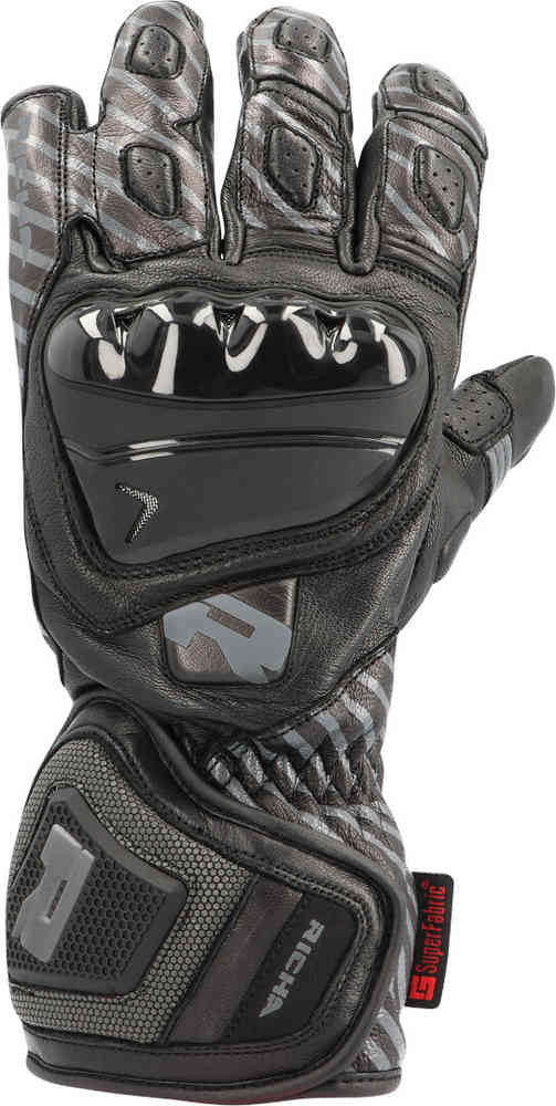 Richa Savage 3 Stripe perforated Motorcycle Gloves