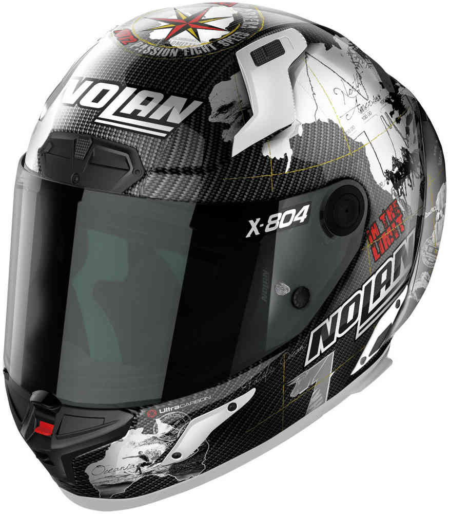 Nolan X-804 RS Ultra Carbon Carlos Checa Replica Helmet