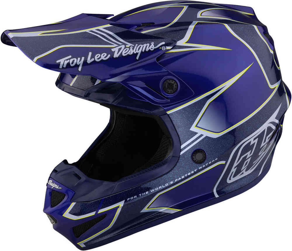 Troy Lee Designs SE4 Polyacrylite Matrix MIPS Motocross Helm