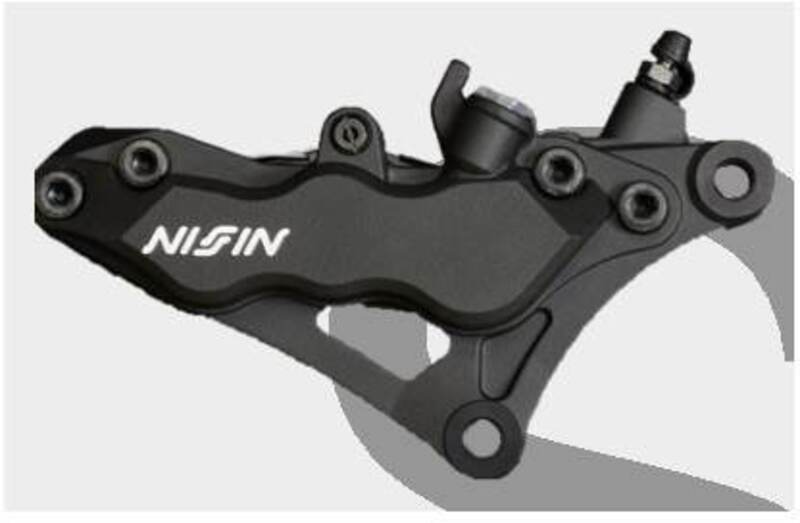 NISSIN 6 Pistons Brake Caliper Right - Axial