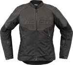 Icon Overlord3 perforated Ladies Motorcycle Leather / Textile Jacket