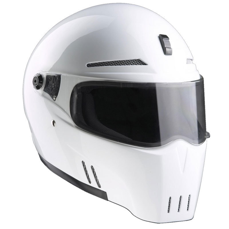 Bandit Alien II Casque de moto Blanc S