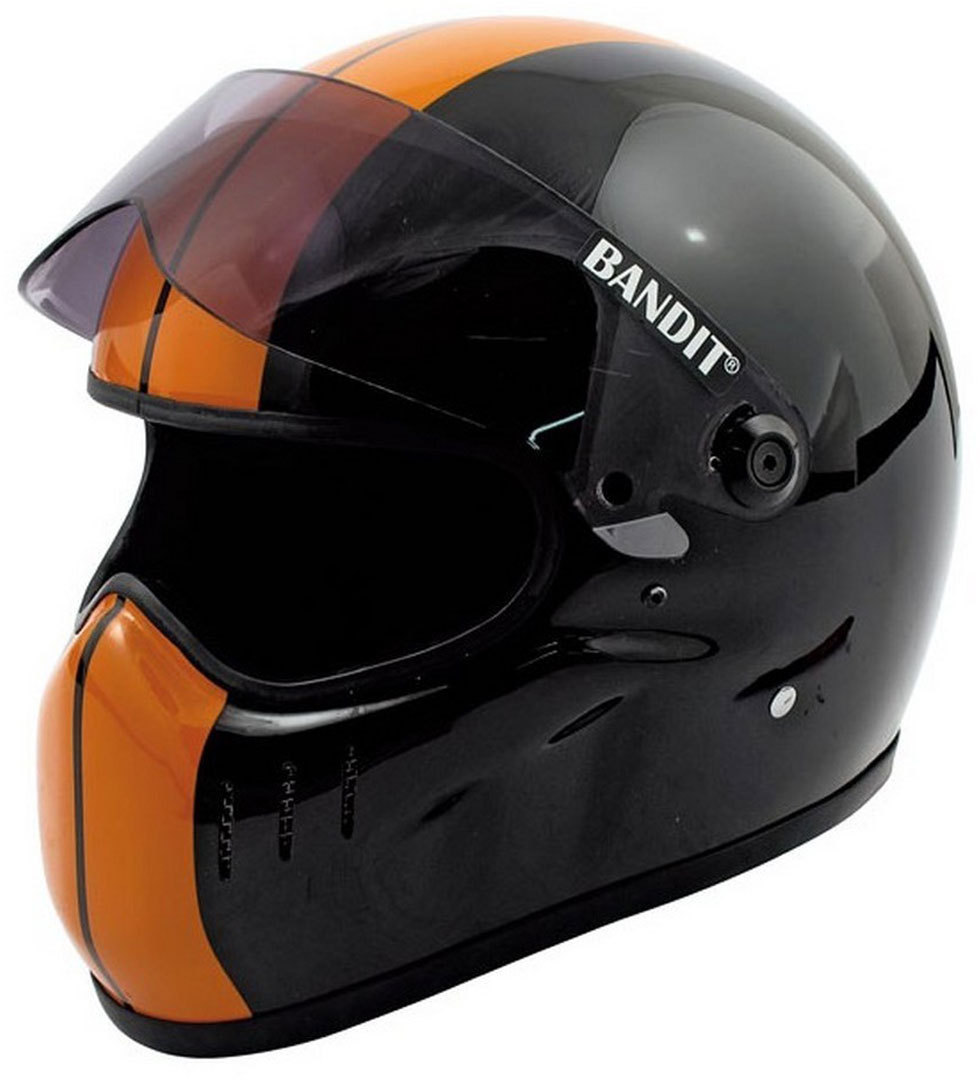 Bandit XXR Race Casque de moto Noir Orange S