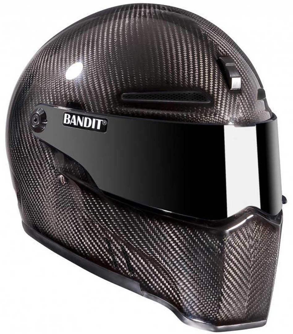 Bandit Alien II Carbon Casque de moto Charbon S