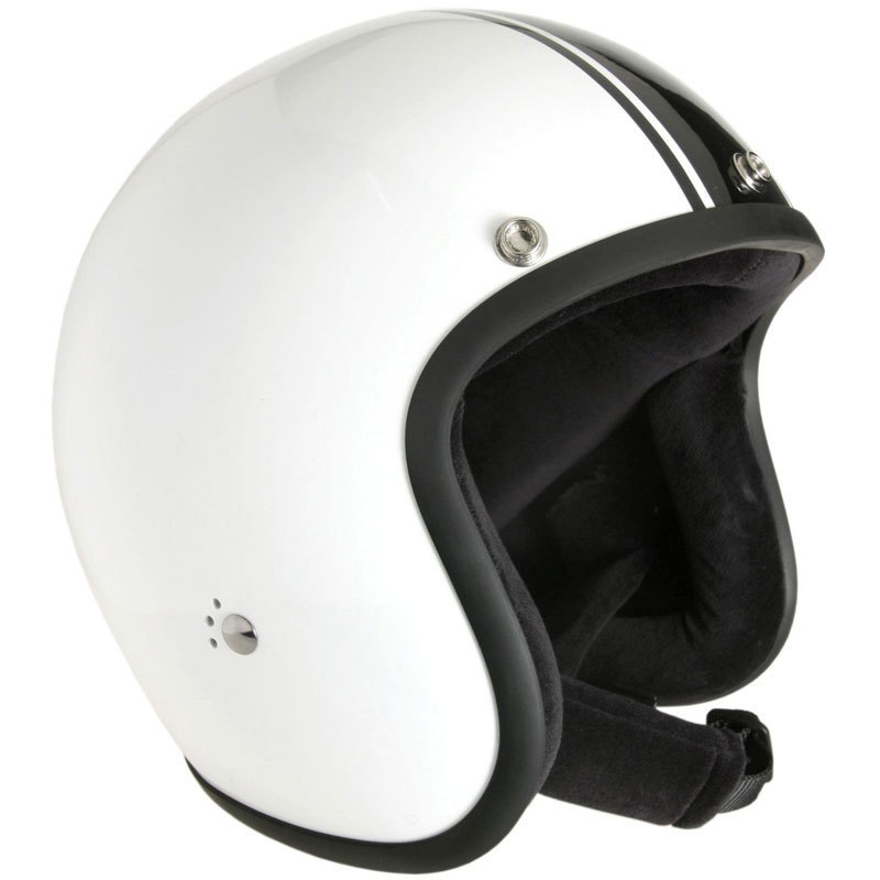 Bandit Jet Classic Casque Jet Noir Blanc L