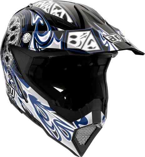 Agv Ax 8 5 Gothic Flame Motorcross Helm Zwart Blauw 2Xs agv kopen in de aanbieding Agv Ax 8 5 Gothic Flame Motorcross Helm Zwart Blauw 2Xs agv kopen in de aanbieding