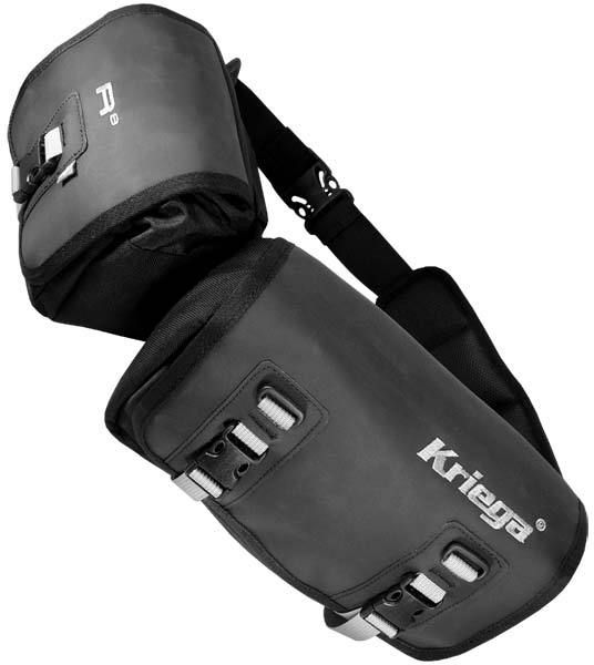 Image of Kriega R8 Waistpack & Tool Roll Waistpack et rouleau d’outils Noir unique taille