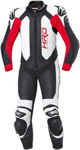 Held Slade Een Stuk Motorfiets Leder Pak Zwart Rood 50 held kopen in de aanbieding