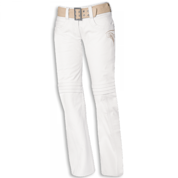 Held Amy Jeans en cuir dames Blanc 42