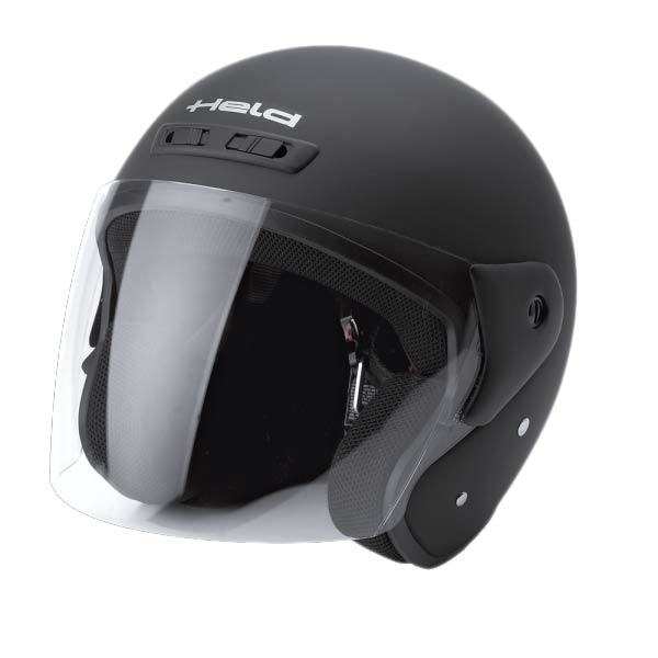 Held Heros Jet casque uni Noir XS