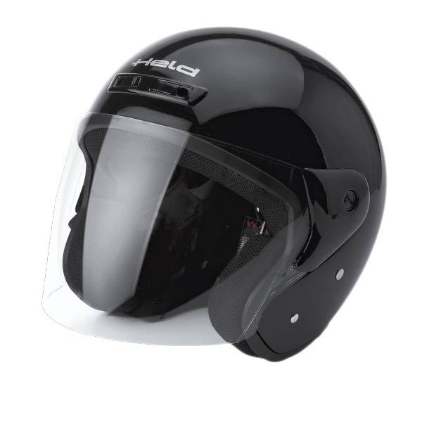 Held Heros Jet casque uni Noir XS