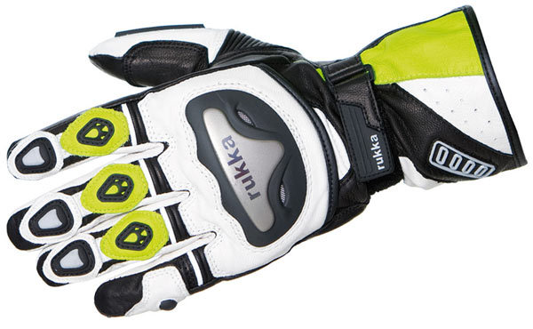 Rukka Argosaurus Gore-Tex Gants de moto Noir Blanc S