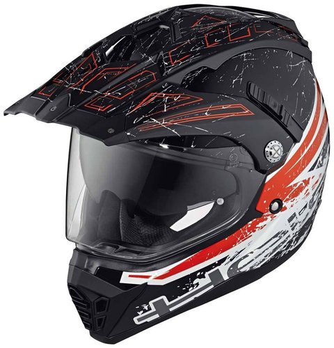 Held Alcatar Motorcross Helm Zwart Wit Rood held kopen in de aanbieding