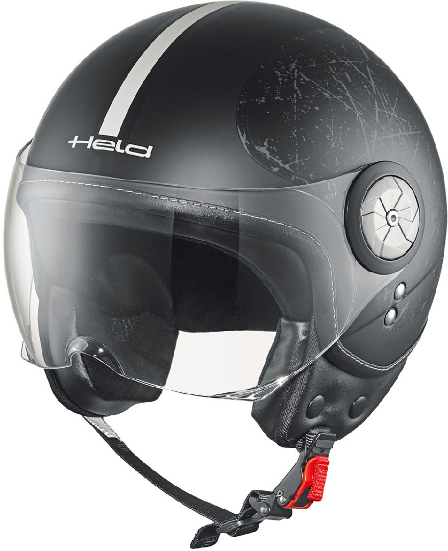 Held McCorry Casque jet Noir Gris XS