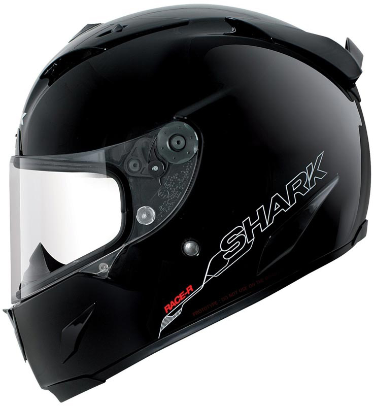 Shark Race-R Pro Blank Helmet Casque Noir XS
