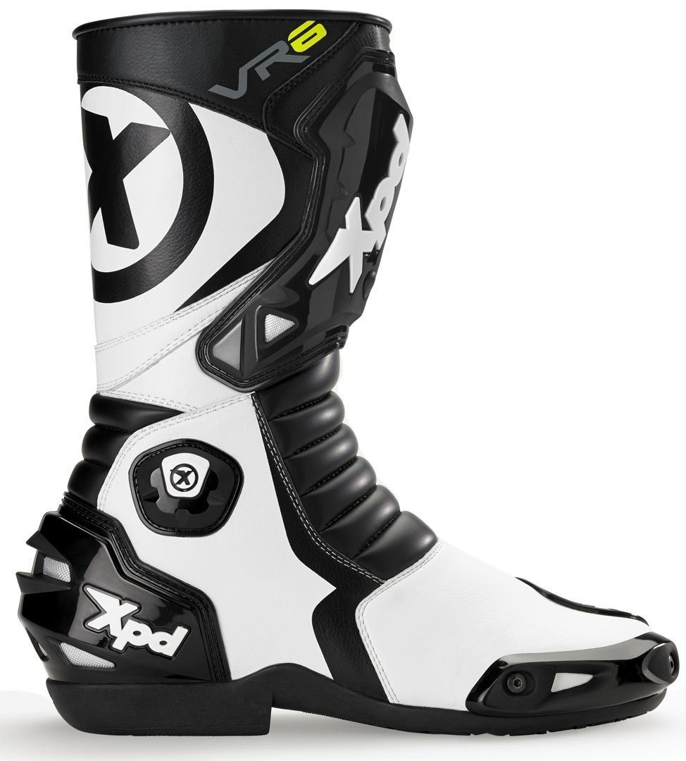 XPD VR6.2 Bottes de moto Noir Blanc 39