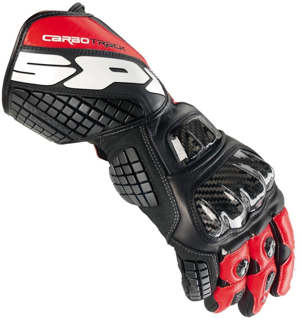 Spidi Carbo Track Gants Noir Rouge XL