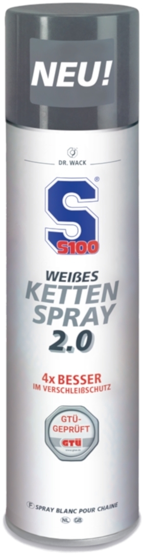 Image of S100 Pulvérisation de chaîne blanche 400 ml