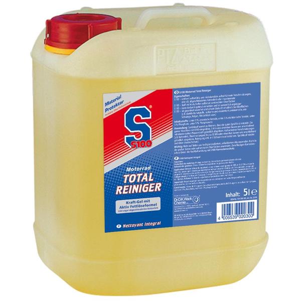 Image of S100 Boîte en plastique de 5 litres de moto Total Cleaner