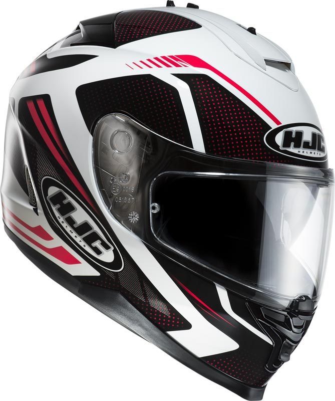 HJC IS-17 Spark Casque Noir Blanc Rouge XL