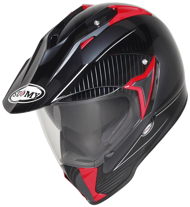 Suomy MX Tourer Special Casque Noir Gris Rouge XS