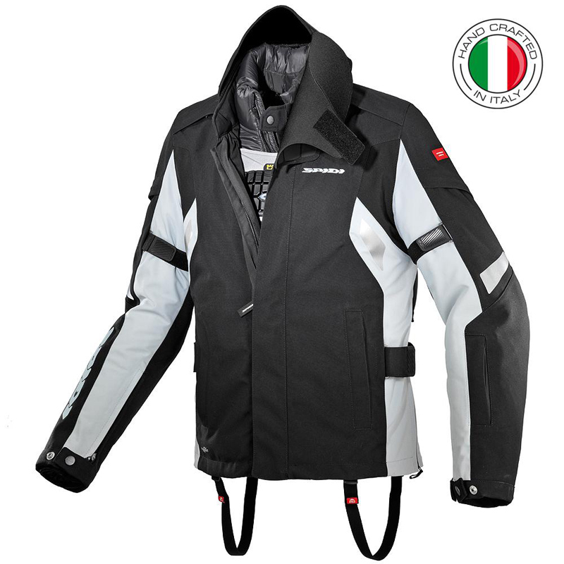 Spidi Super GT Veste Textile moto Noir Gris XL