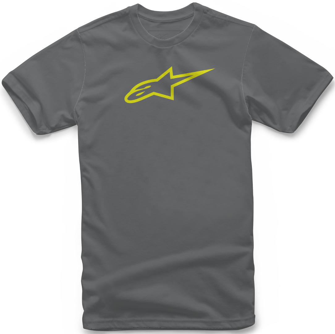 Image of Alpinestars Ageless Classic T-Shirt Gris Jaune 2XL