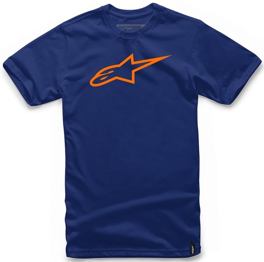 Image of Alpinestars Ageless Classic T-Shirt Bleu Orange L