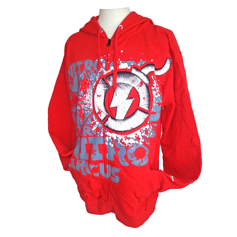 Alpinestars Stitch Out Zip Chandail à capuchon Rouge S