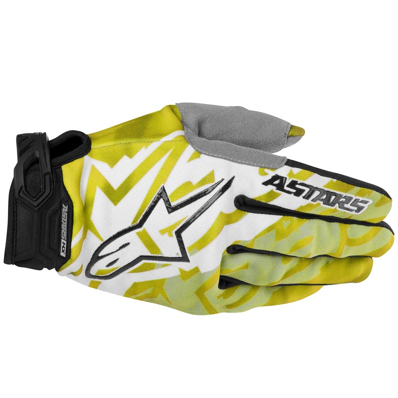 Alpinestars Racer Gants motocross 2014 Noir Jaune L