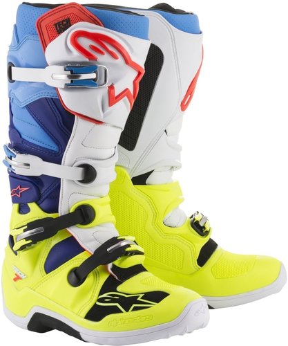 Alpinestars Tech 7 Boot Motocross Boots Wit Blauw Geel 44 45 alpinestars kopen in de aanbieding Alpinestars Tech 7 Boot Motocross Boots Wit Blauw Geel 44 45 alpinestars kopen in de aanbieding