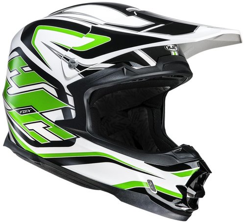 Hjc Fg X Hammer Cross Helm Wit Groen hjc kopen in de aanbieding