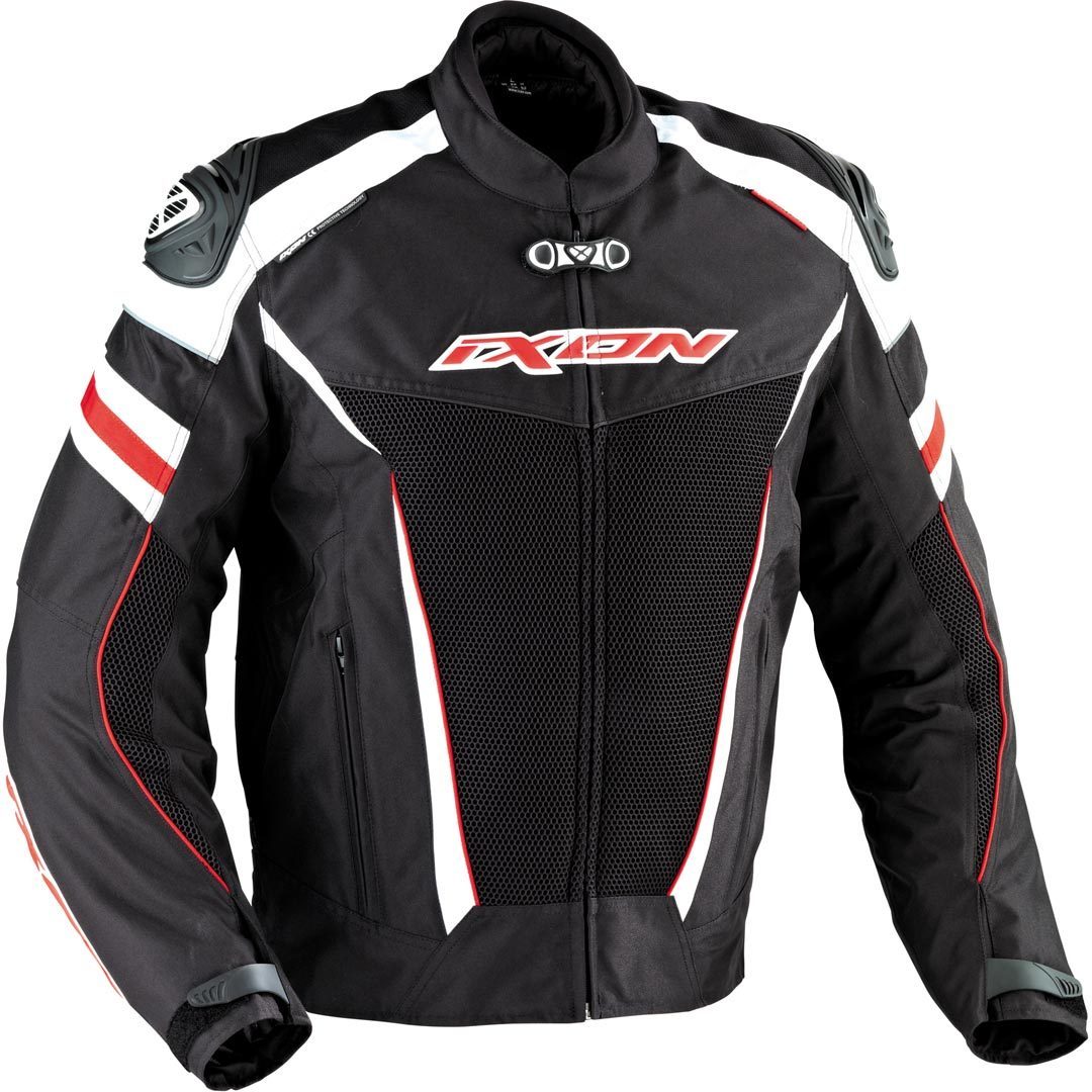 Ixon Typhon Race HP Veste textile Noir Blanc Rouge 2XL