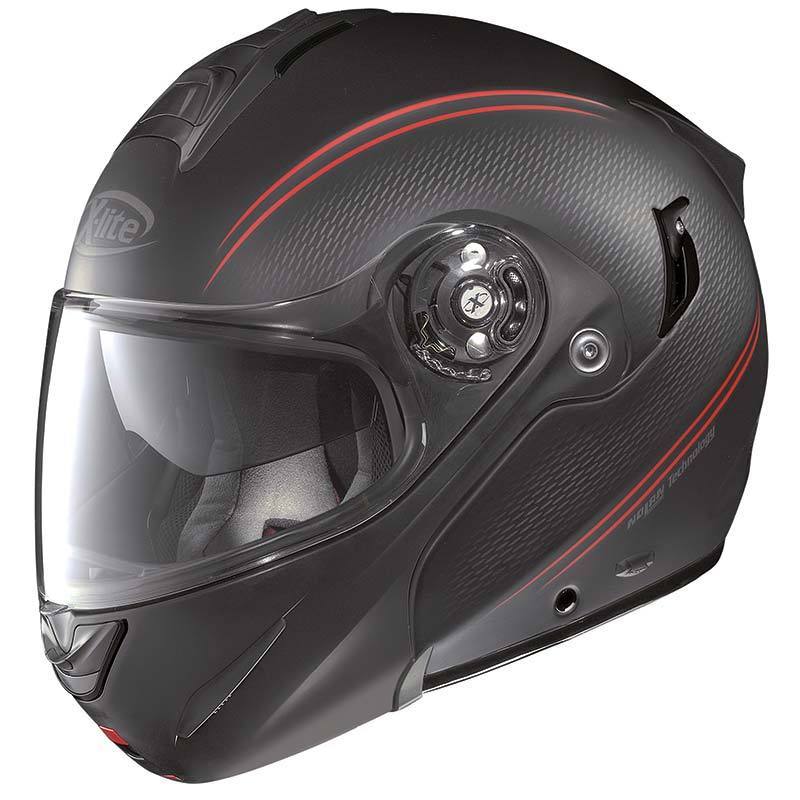 Image of X-Lite X-1003 Tourer N-Com Casque Noir Rouge 2XL