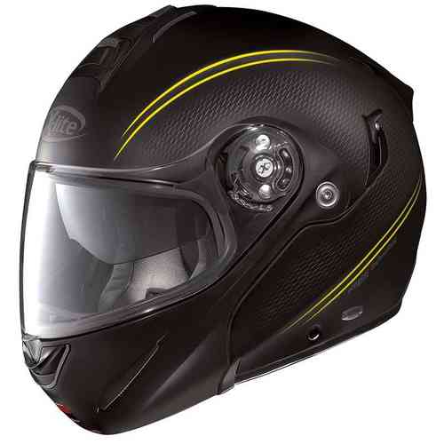 Xlite X Lite X 1003 Tourer N Com Helm Zwart Geel 2Xs xlite kopen in de aanbieding