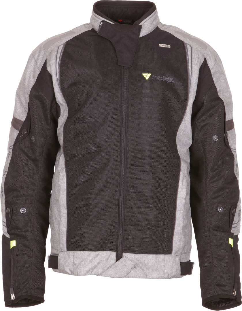 Modeka Breeze Veste textile Noir Gris XS