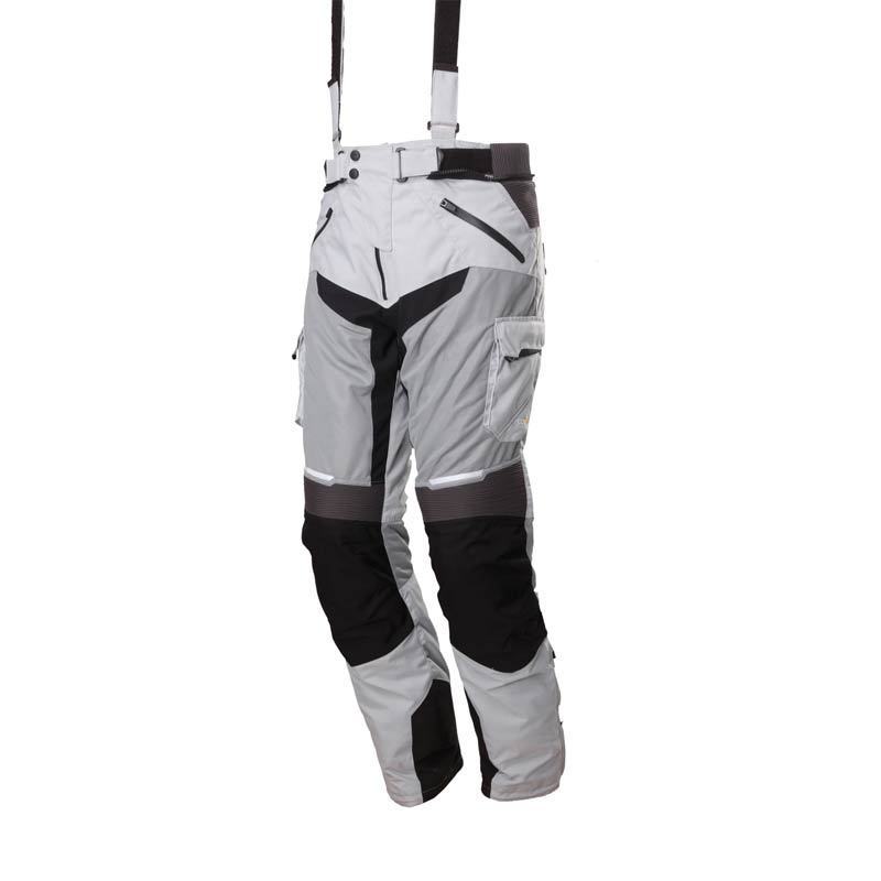 Image of Modeka AFT Touring Pantalon textile Noir Gris M